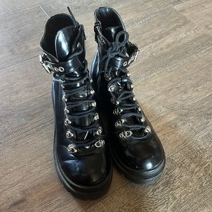 Jeffery Campbell x Free People Moto Boots